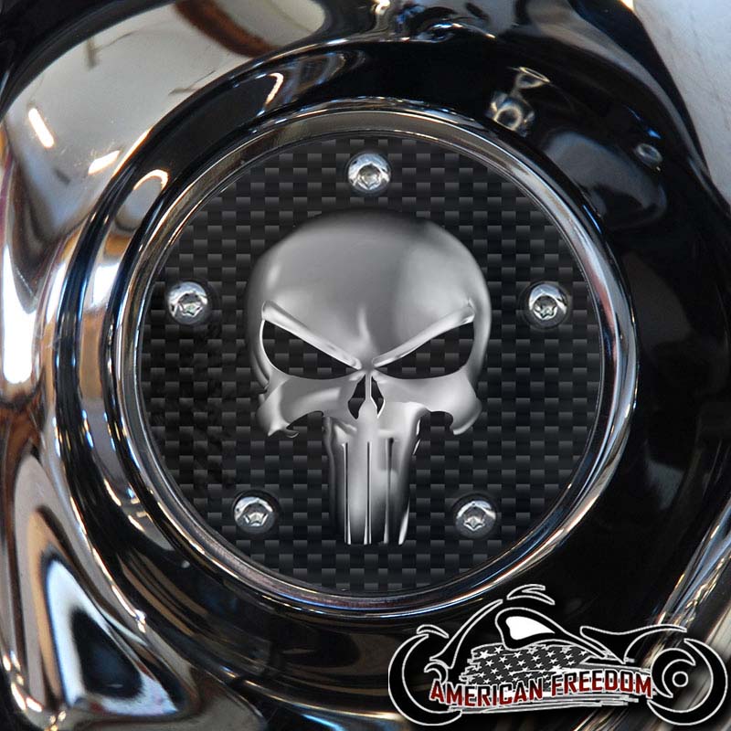 Custom Timing Cover - Grey Punisher CF